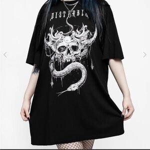 Disturbia Oversized Tee Dress